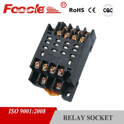 china supplier 14 pin PTF14A electronic plastic mini relay socket